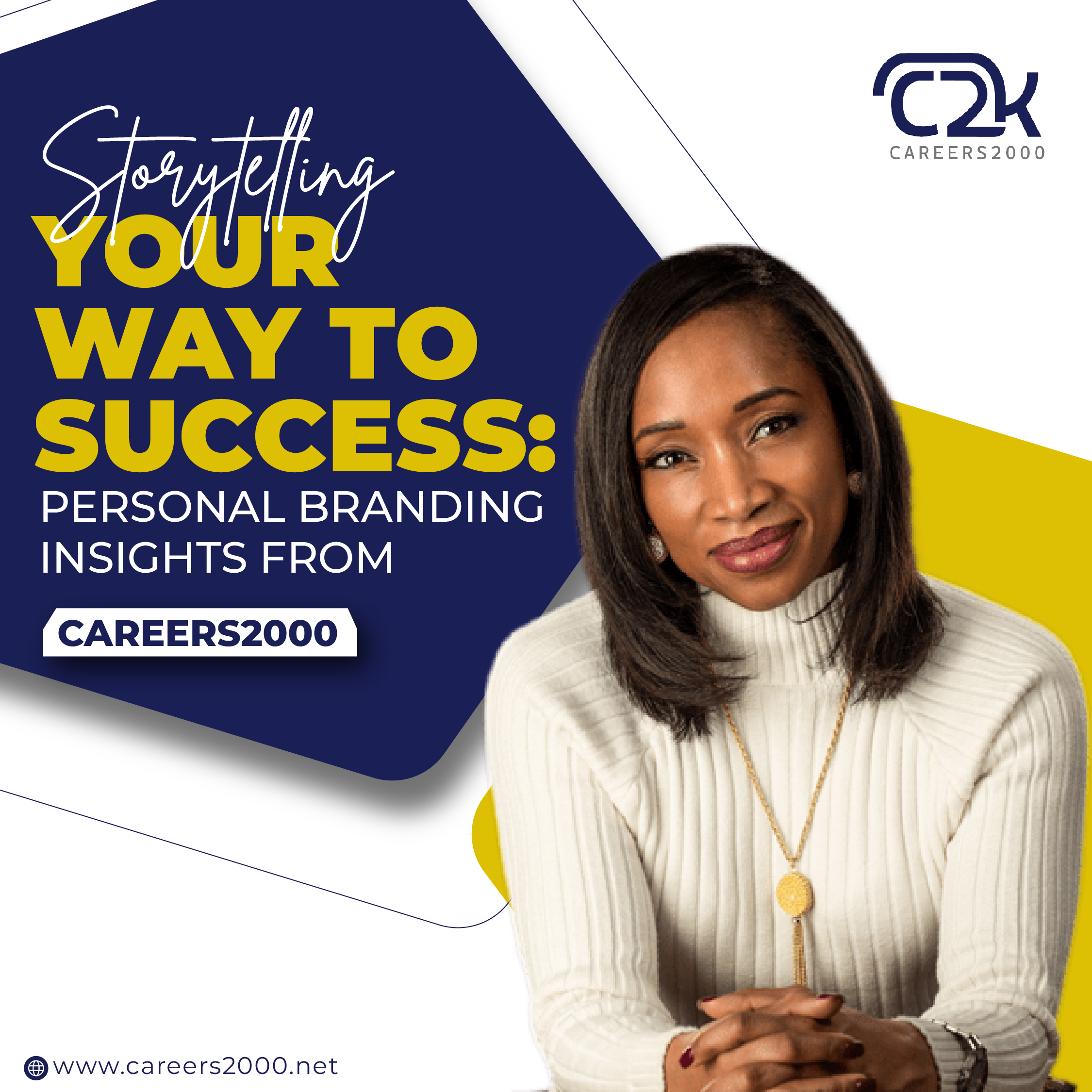 Exciting News in the World of Professional Growth! Storytelling Your Way to Success: Personal Branding Insights from Careers2000