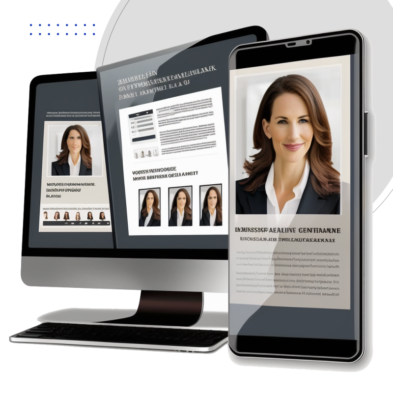 Responsive Resume Career Success Journey Package